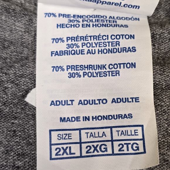 Seattle Super Sonics Gray 2XL t-shirt old logo featuring the Seattle skyline - Picture 5 of 8